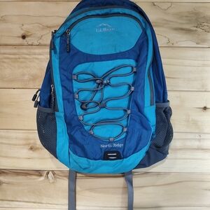 L.L. Bean Teal and Navy Backpack for Men